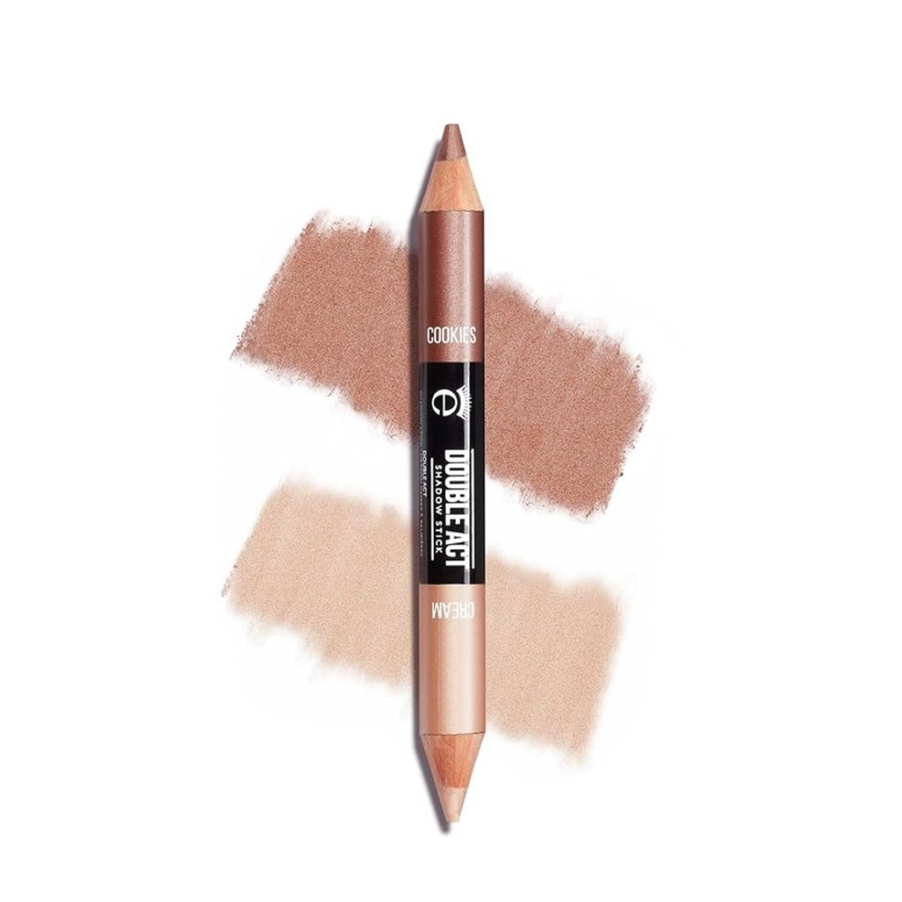 eyeko DOUBLE ACT shadow stick & sharpener, COOKIES/CREAM